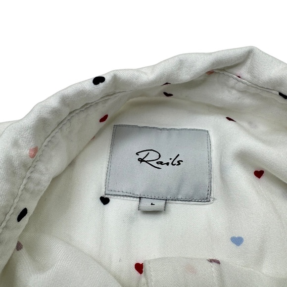 Rails Rocsi Multi Hearts Button Down Shirt - Picture 10 of 13